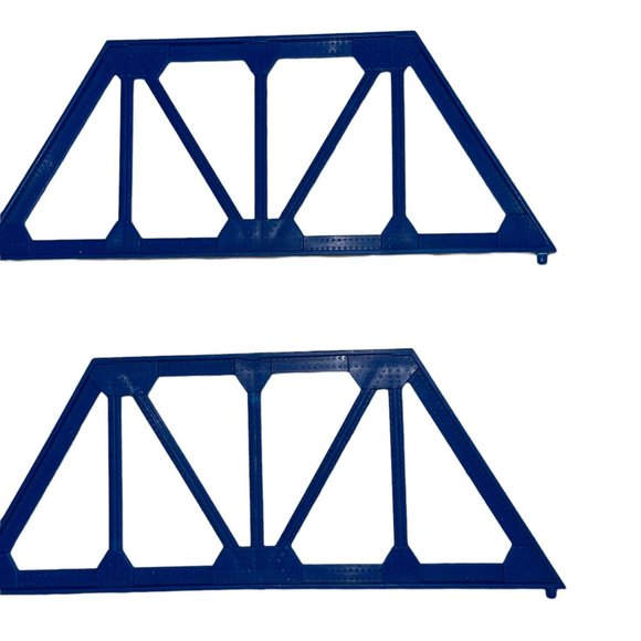 Thomas and Friends Blue Bridge Walls 2 Pieces 2009 Guilane Mattel Train Track - Picture 3 of 6